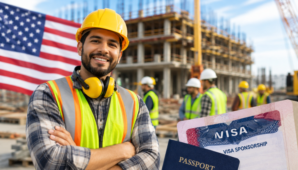 Construction Jobs in the USA With Visa Sponsorship